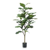 Emerald kunstplant vioolbladplant 120 cm - thumbnail