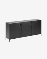 Kave Home Dressoir 'Shantay' Zwart metaal, 160cm - thumbnail