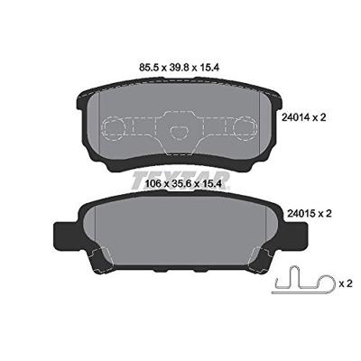 Remblokkenset, schijfrem 2401401