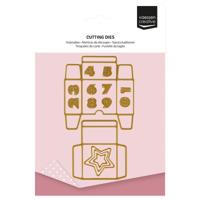 Vaessen Creative • snijmallen adventskalender doosje 14st. - thumbnail