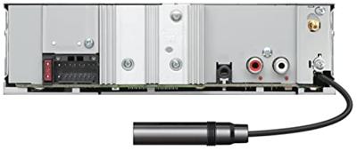 Kenwood KMMBT408DAB Autoradio enkel DIN Bluetooth handsfree, Aansluiting voor stuurbediening, DAB+ tuner
