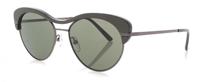 Daniel Hechter zonnebril DHS252 dames ovaal RVS cat. 3 legergroen - thumbnail