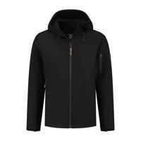Travelin' Men - Softshell jacket - Zwart - Maat XXL - thumbnail