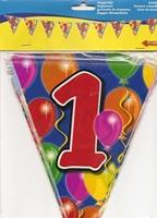 Vlaggenlijn leeftijd 1 jaar - thumbnail