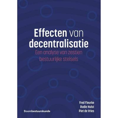 Effecten van decentralisatie (Paperback)