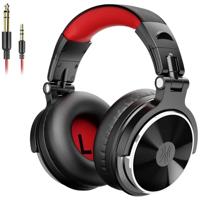 OneOdio Pro-10 Over Ear koptelefoon Kabel Stereo Zwart, Rood High-Resolution Audio Vouwbaar, Zwenkbare oorschelpen DJ - thumbnail