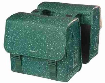 Basil Dubbele fietstas flair 35 liter - groen Basil Dubbele fietstas flair 35 liter - groen