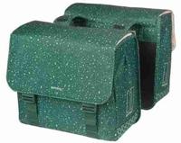 Dubbele fietstas Basil Flair 35 liter - groen - thumbnail