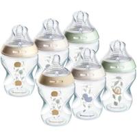 TOMMEE TIPPEE - Pak van 6 Closer to Nature flessen - Anti-Colic speen met ventiel - 260ml - Veelkleurig - thumbnail