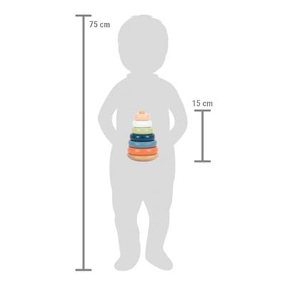 Small Foot houten stapeltoren arctic, 7dlg.