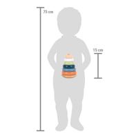 Small Foot houten stapeltoren arctic, 7dlg. - thumbnail