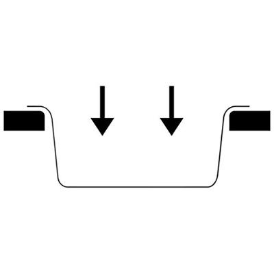 VidaXL Gootsteen dubbele bakken met overloopgat graniet wit