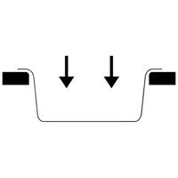 VidaXL Gootsteen dubbele bakken met overloopgat graniet wit - thumbnail
