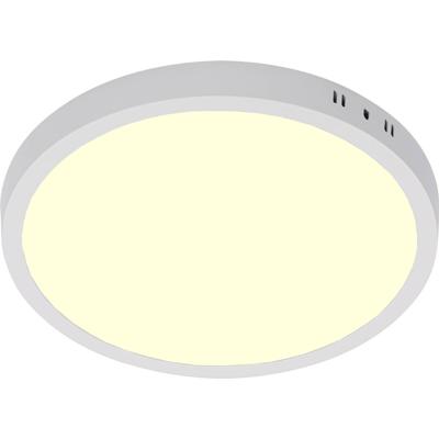 LED Paneel - Ø30 Warm Wit 3000K - 24W Opbouw Rond - Mat Wit - Flikkervrij