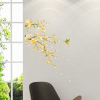 Muurstickers Yellow Branch - thumbnail