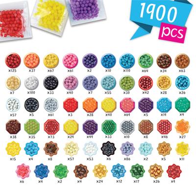 Aquabeads 4-in-1 knutselset 1900-delig - thumbnail
