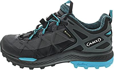 AKU Rocket Dfs Gtx Lage Wandelschoen Dames Black/Turquoise 39,5