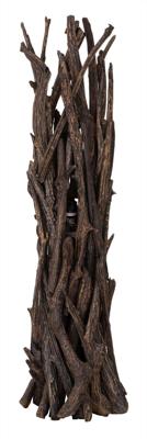 MUST Living Vloerlamp 'Spot' Teakhout, kleur Zwart