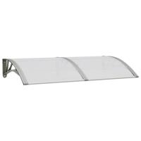 VidaXL Deurluifel 150x75 cm polycarbonaat grijs - thumbnail