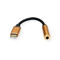 ROLINE GOLD Adapter USB type C - 3,5mm Audio, Male/Female, 0,13 m - thumbnail