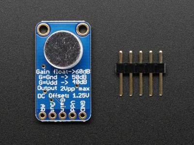 Adafruit Electret Microfoon Versterker - MAX9814 met Auto Gain Control [ADA1713]