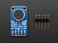 Adafruit Electret Microfoon Versterker - MAX9814 met Auto Gain Control [ADA1713] - thumbnail