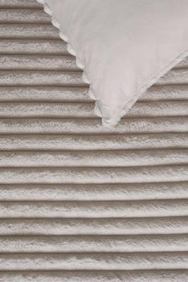 Rivièra Maison Furry Stripes Gebroken wit kussensloop