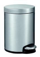 EKO Serene Pedaalemmer 5L Geborsteld RVS - thumbnail