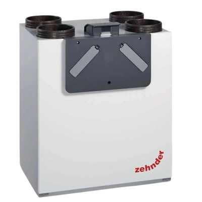 Zehnder Stork ComfoAir E300 RH WTW unit - luchttoevoer rechts - randaarde stekker - met voorverwarmer - 300 m3/h