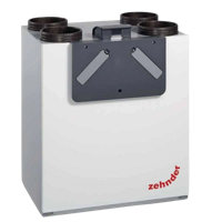 Zehnder Stork ComfoAir E300 RH WTW unit - luchttoevoer rechts - randaarde stekker - met voorverwarmer - 300 m3/h - thumbnail