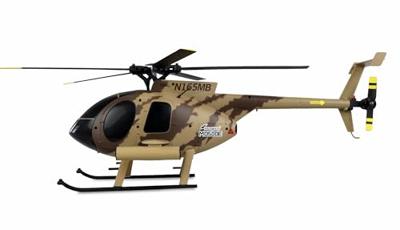 Amewi AFX MD500E 4-Kanaals helikopter 6G RTF - Bruin