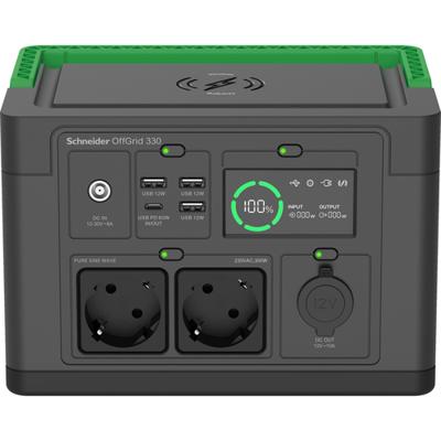 Ononderbreekbaar Stroomvoorzieningssysteem Interactief SAI APC PPS330-GR Zwart Groen 50 W