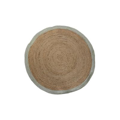 Tapijt DKD Home Decor Scandi Groen Lichtbruin Jute (150 x 150 x 1 cm)