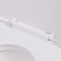Hangend toilet keramiek wit - thumbnail