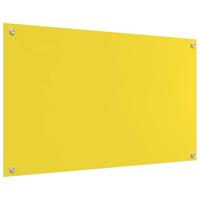 VidaXL Keuken spatscherm geel 100 x 60 cm gehard glas - thumbnail