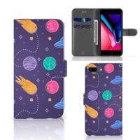 Apple iPhone 7 Plus | 8 Plus | Wallet Case | met Pasjes | Space - thumbnail