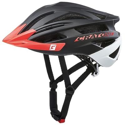 Cratoni Helm agravic black-red matt s-m