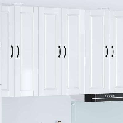 Keukenkast Hoogglans wit 60 x 31 x 100 cm Bewerkt hout