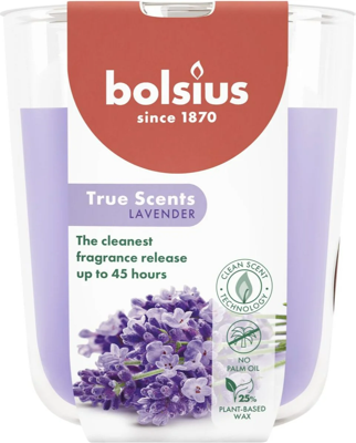 Bolsius True Scents Lavender Geurkaars Bolsius True Scents Lavender Geurkaars