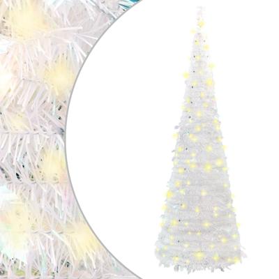 VidaXL Kunstkerstboom pop-up 50 led's 120 cm wit VidaXL Kunstkerstboom pop-up 50 led's 120 cm wit