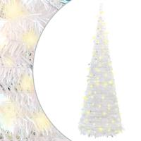 VidaXL Kunstkerstboom pop-up 50 led's 120 cm wit - thumbnail