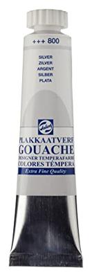 Talens Gouache Extra Fine Quality Tube 20 ml - Zilver 800