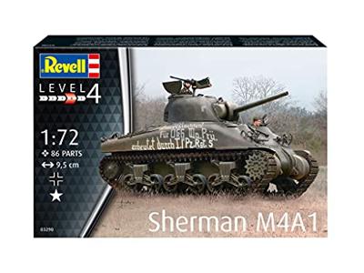 Revell modelbouwpakket - sherman m4a1 1:72 - 86dlg. Revell modelbouwpakket - sherman m4a1 1:72 - 86dlg.