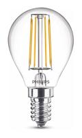 Philips LED Lamp E14 4,3W Kogel Helder - thumbnail