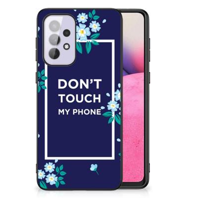 Samsung Galaxy A33 5G | Telefoon Hoesje | Flowers Blue DTMP
