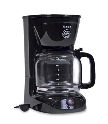 SOGO Human Technology Drip 15 Koffiezetapparaat Zwart Capaciteit koppen: 15 Glazen kan, Warmhoudfunctie