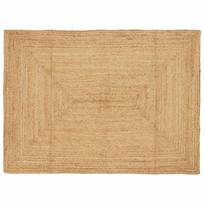 Tapijt Beige 120 x 170 cm Jute