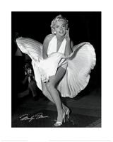 Kunstdruk Marilyn Monroe - Seven Year Itch 40x50cm - thumbnail