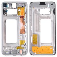 Middelste frame bezel plaat met Zijkleutels voor Samsung Galaxy S10e SM-G970F/DS SM-G970U SM-G970W (wit) - thumbnail