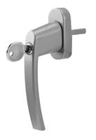 Olympia 5986 Afsluitbare raamhandgreep Zilver - thumbnail
